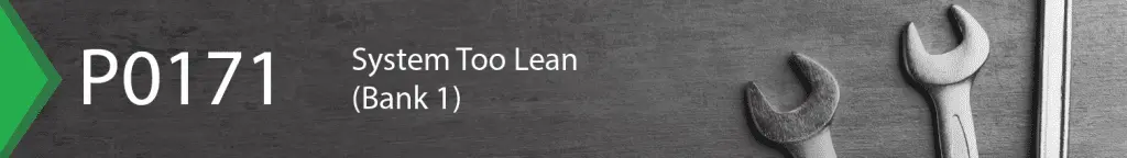 P0171 system too lean bank 1