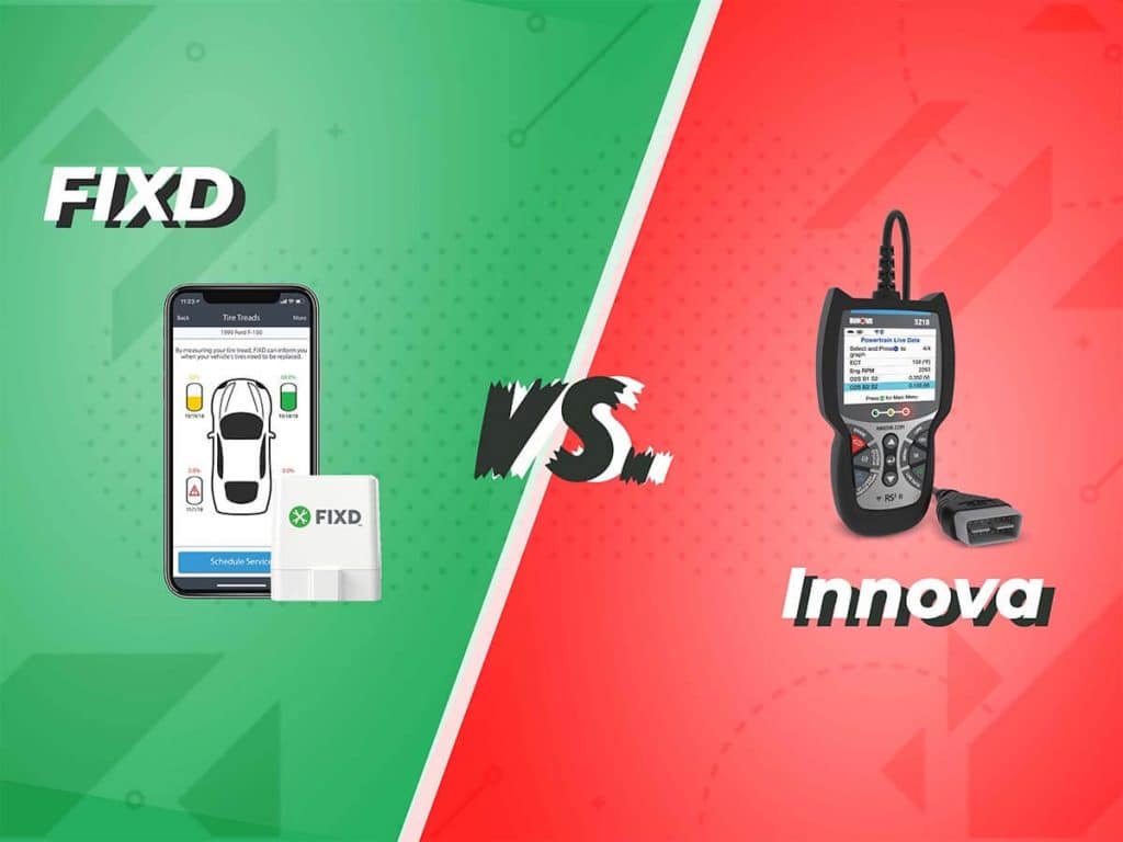 FIXD vs. Innova Carscan Pro OBD scanner comparison