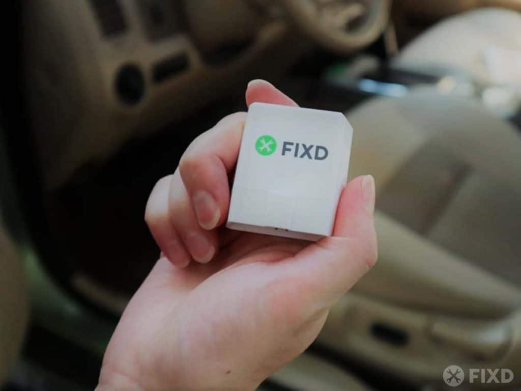 Holding FIXD Sensor in Ford SUV