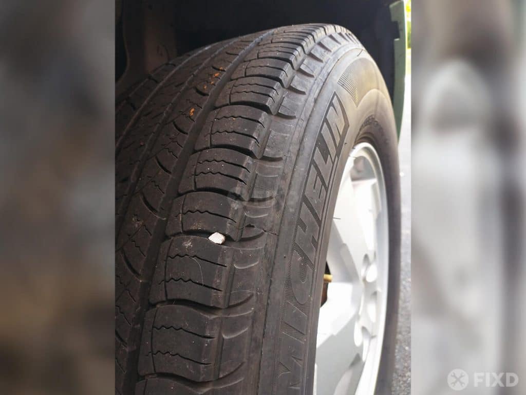 image of tire treads with even wear