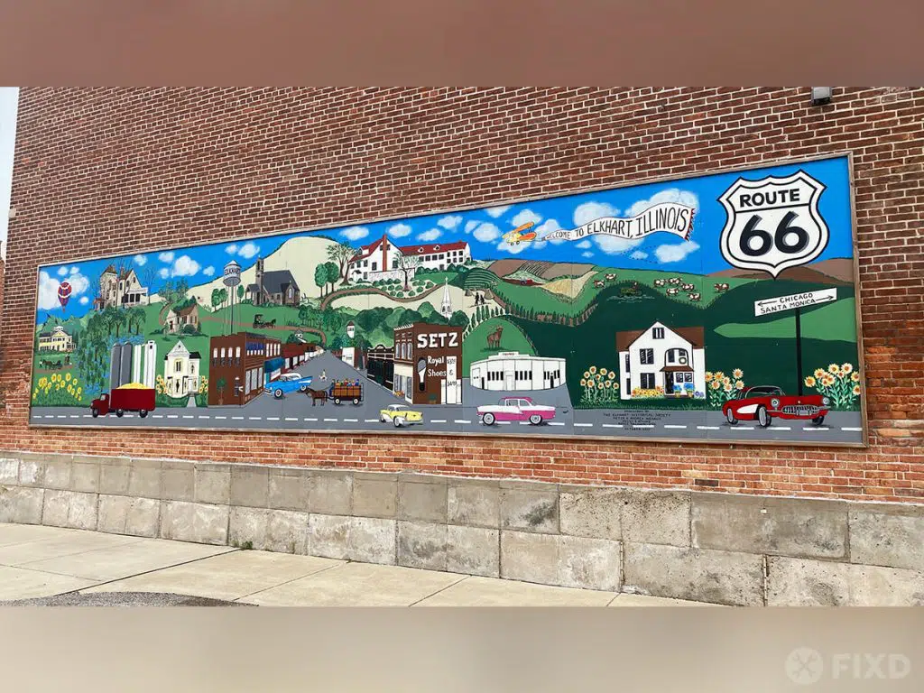 Elkhart, Illinois mural