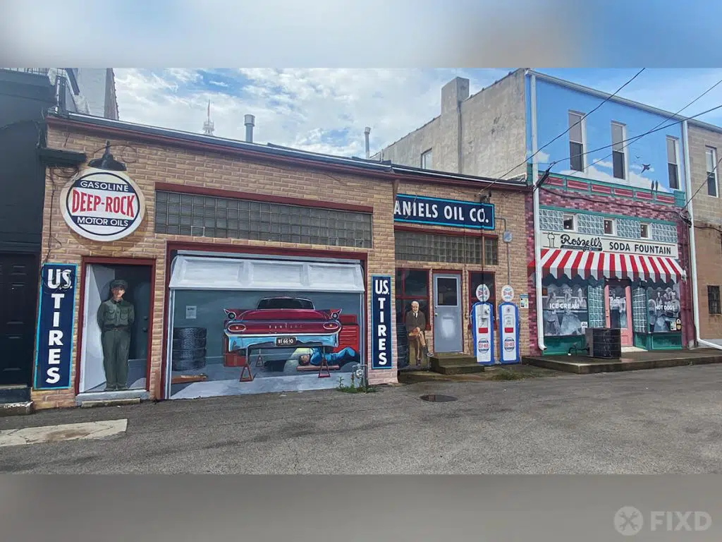 Pontiac, Illinois mural