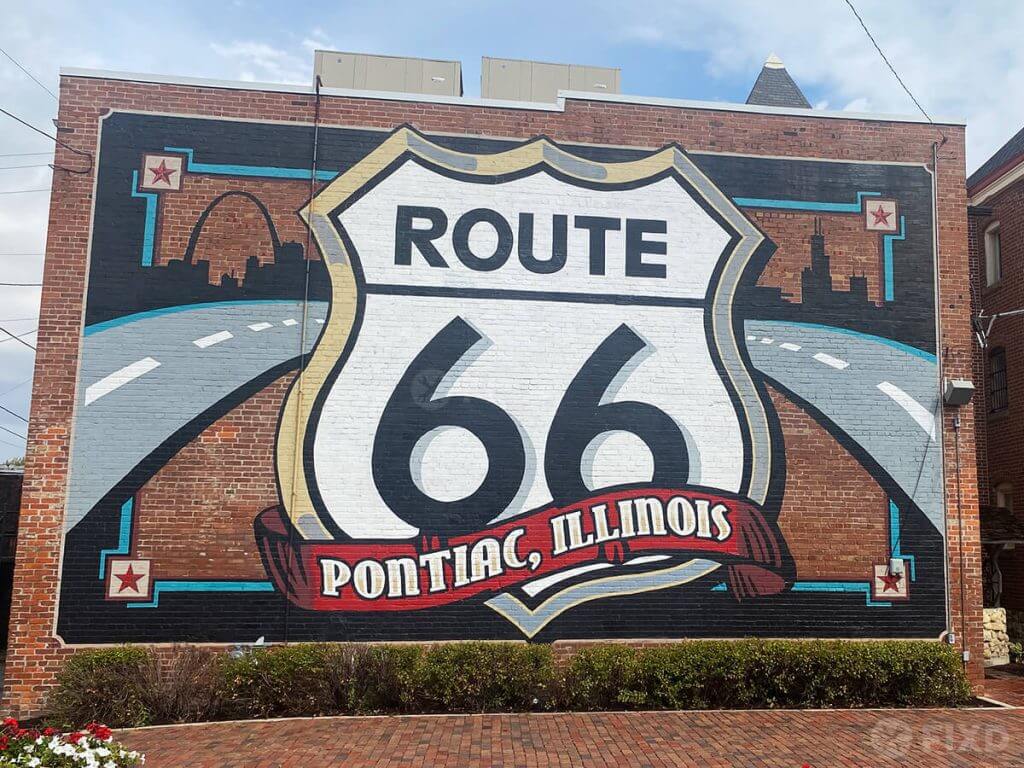 Pontiac, Illinois mural