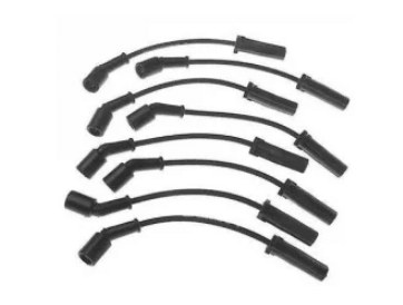 Spark Plug Wires against a white background