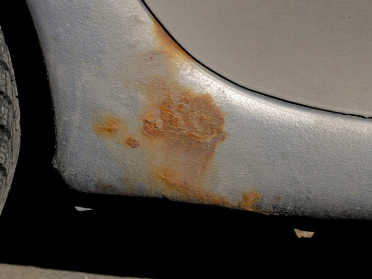 Rust on the Car Rocker Panel