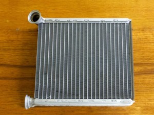 Heater Core on a Wood Background