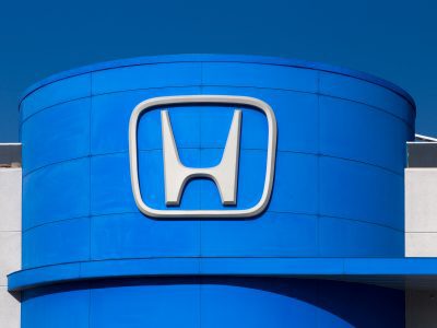 Honda Automobile Dealership Sign.