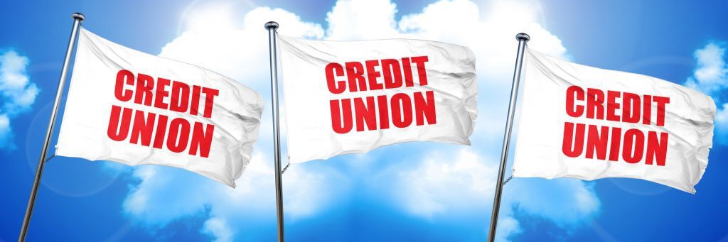 credit union, 3D rendering, triple flags