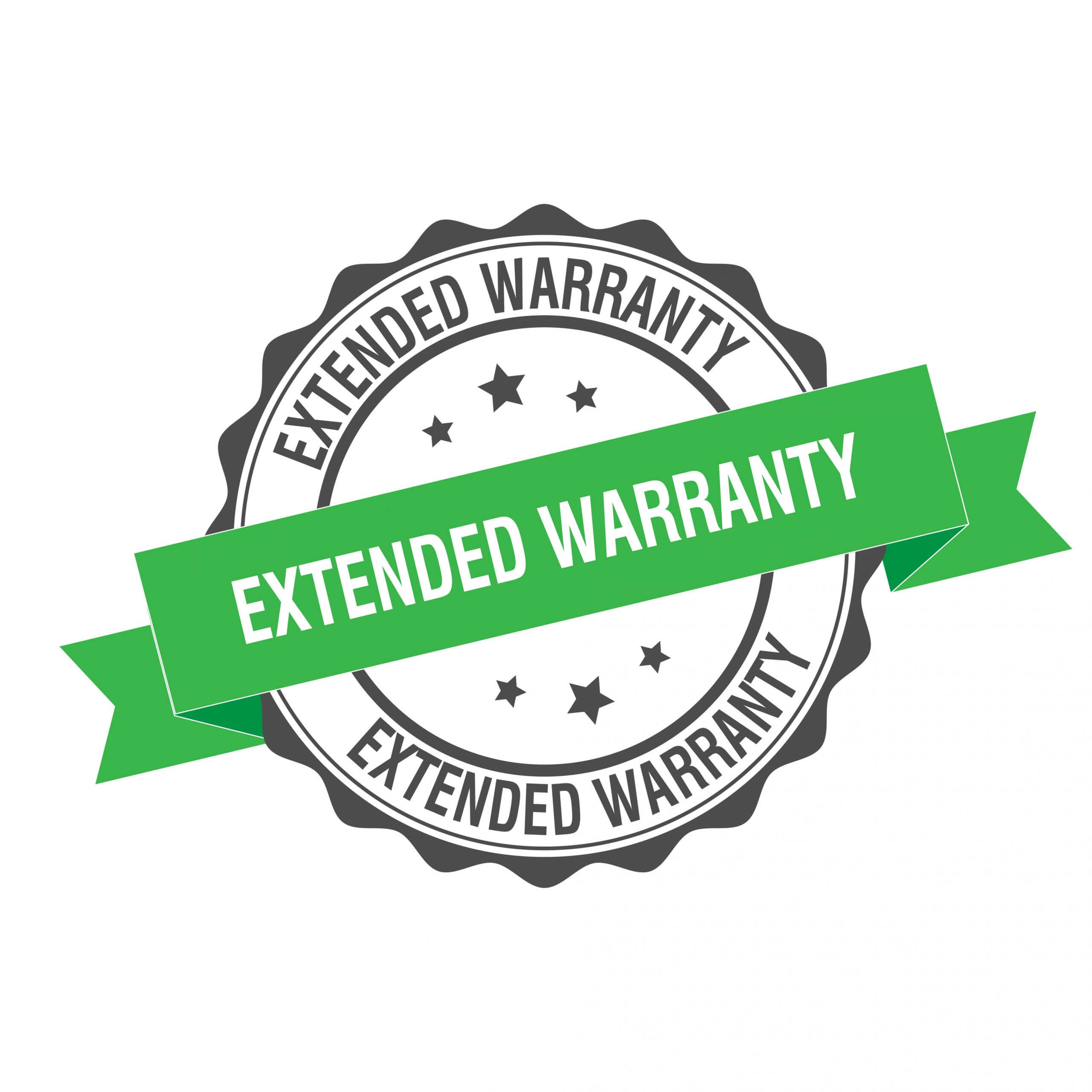 extended warranty warranty stamp. warranty sign. warranty label set