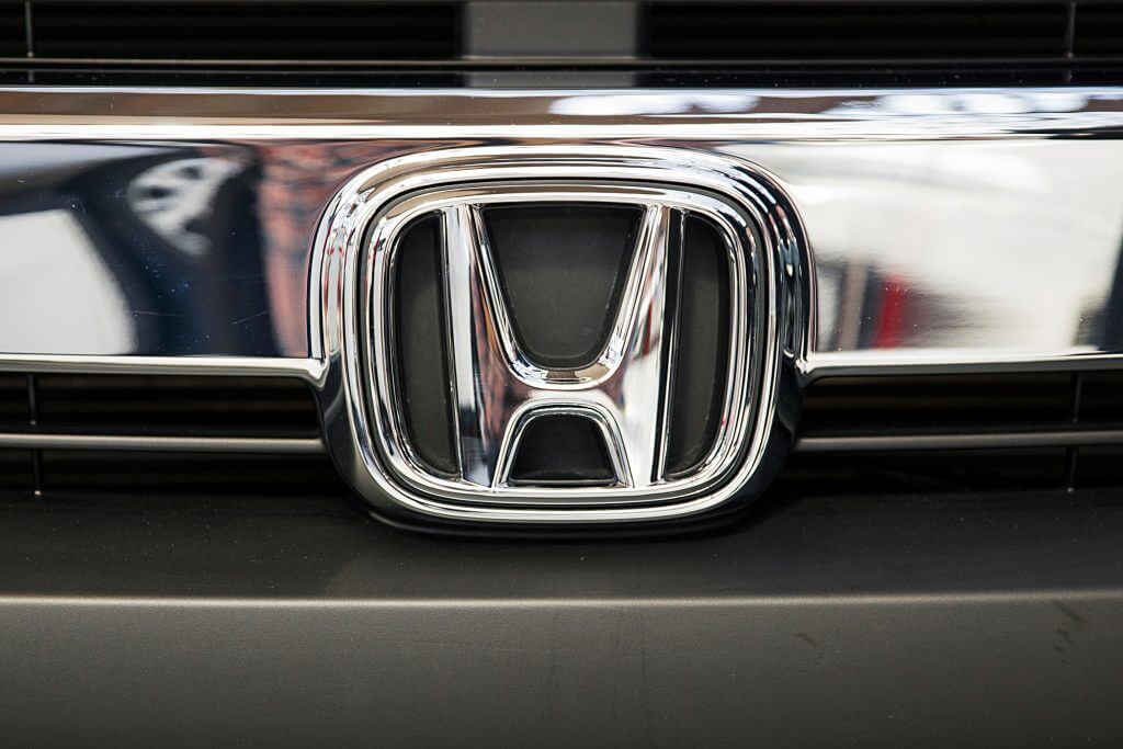 Detail of the Honda car in car front