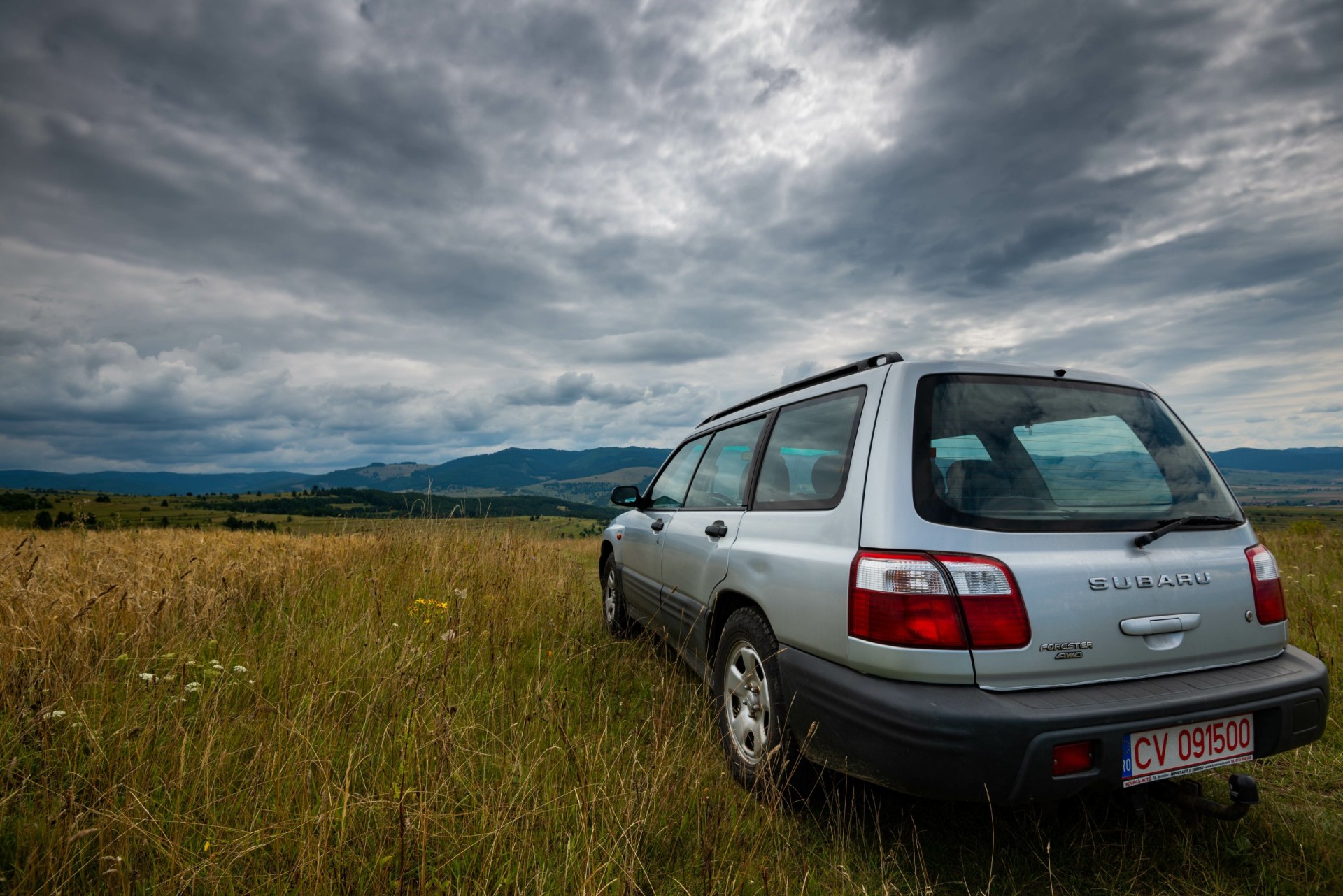 2001 Subaru Forester at the countryside