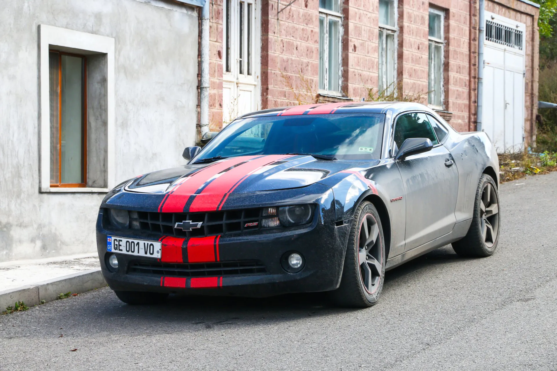 2012 Chevrolet Camaro in the city street.