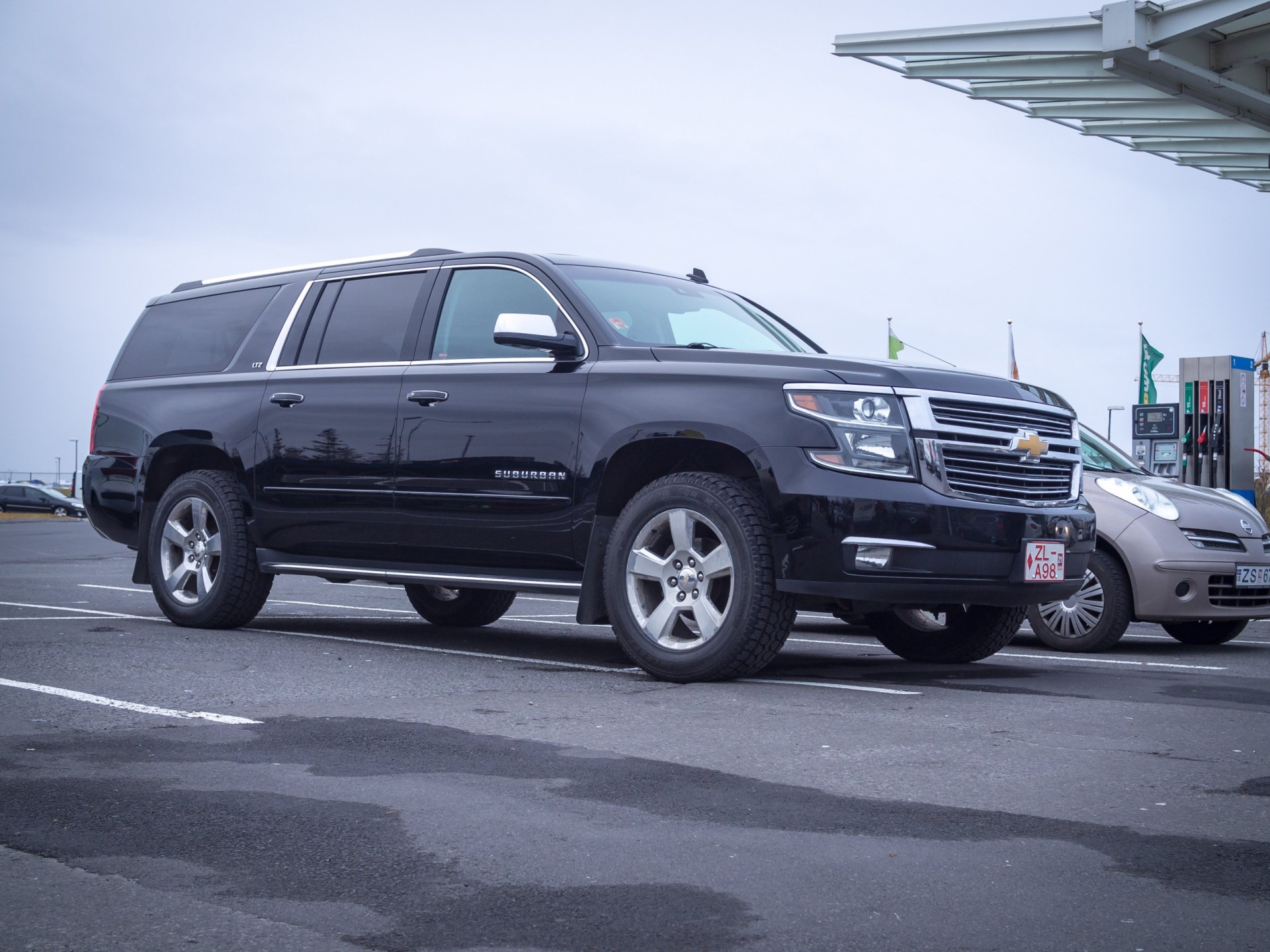 2017 eleventh generation Chevrolet Suburban at a city street