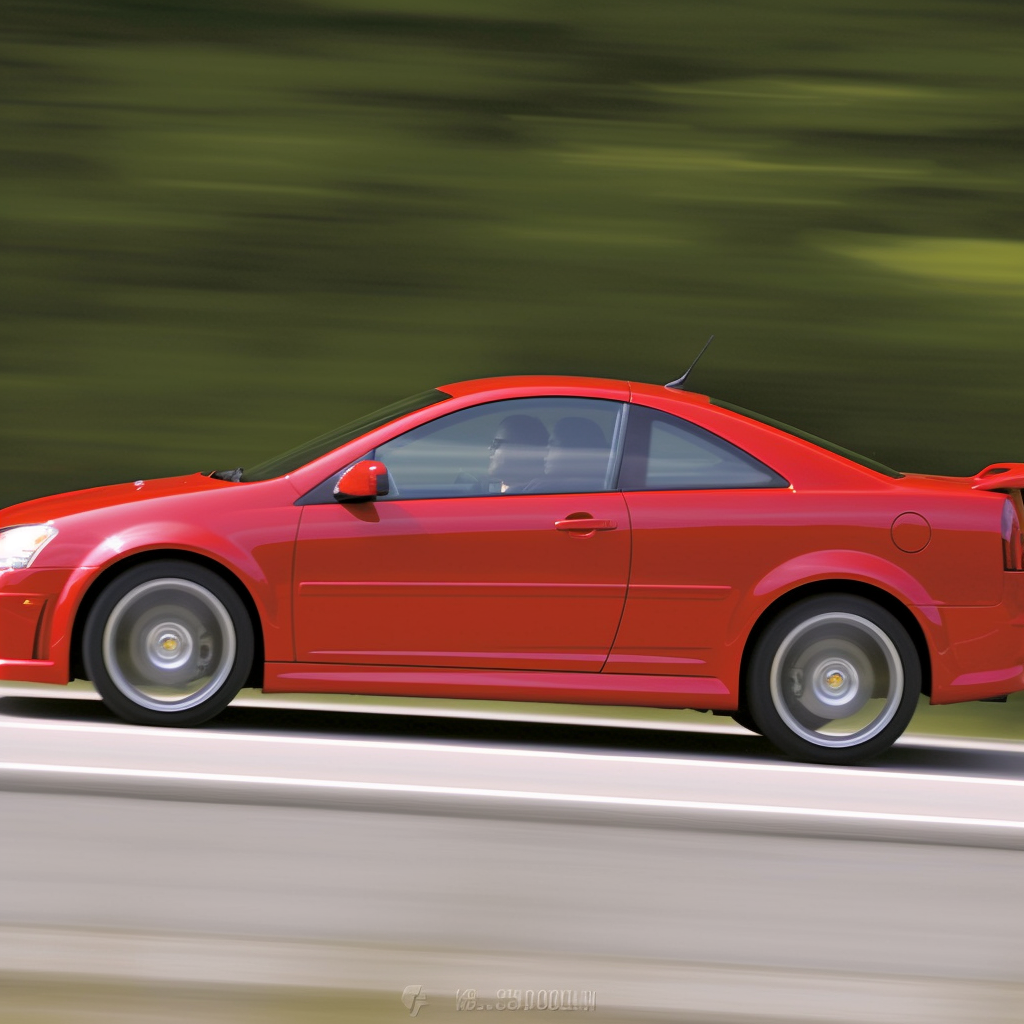 2005 Chevrolet Cobalt SS Supercharged in motion driving on a highway