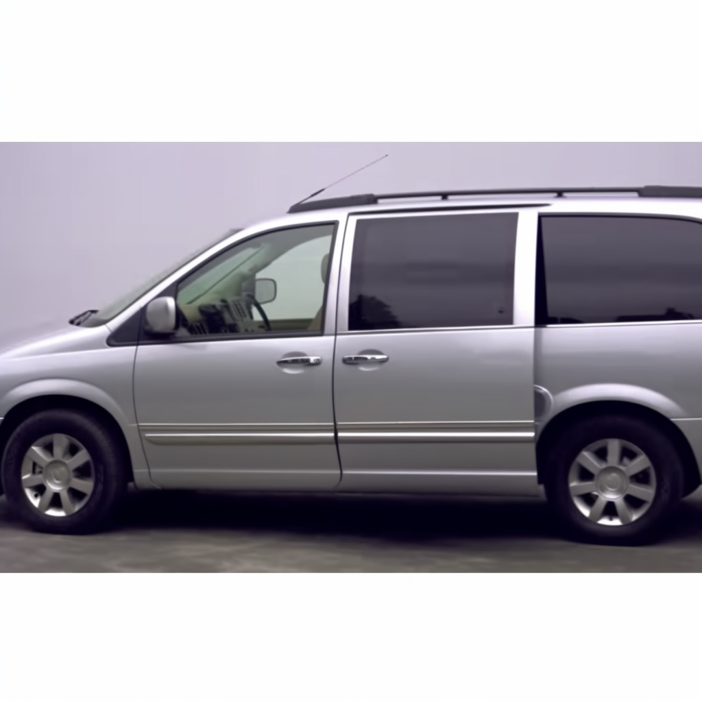 2005 Chrysler Town & Country parked at the side of the road