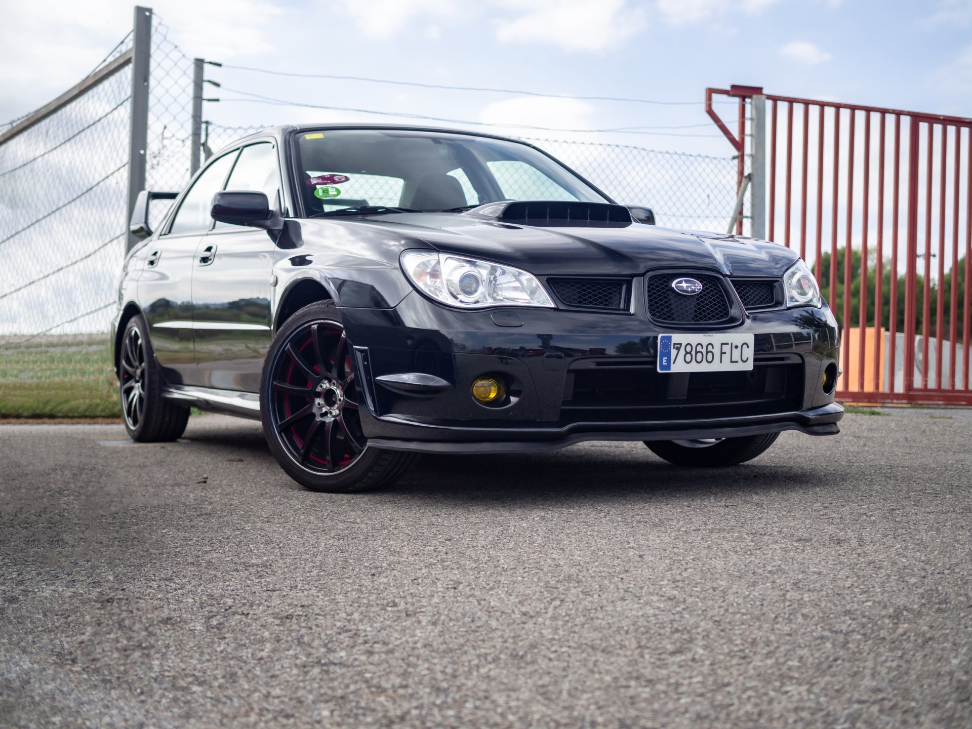 2007 Subaru Impreza WRX sedan at the City streets