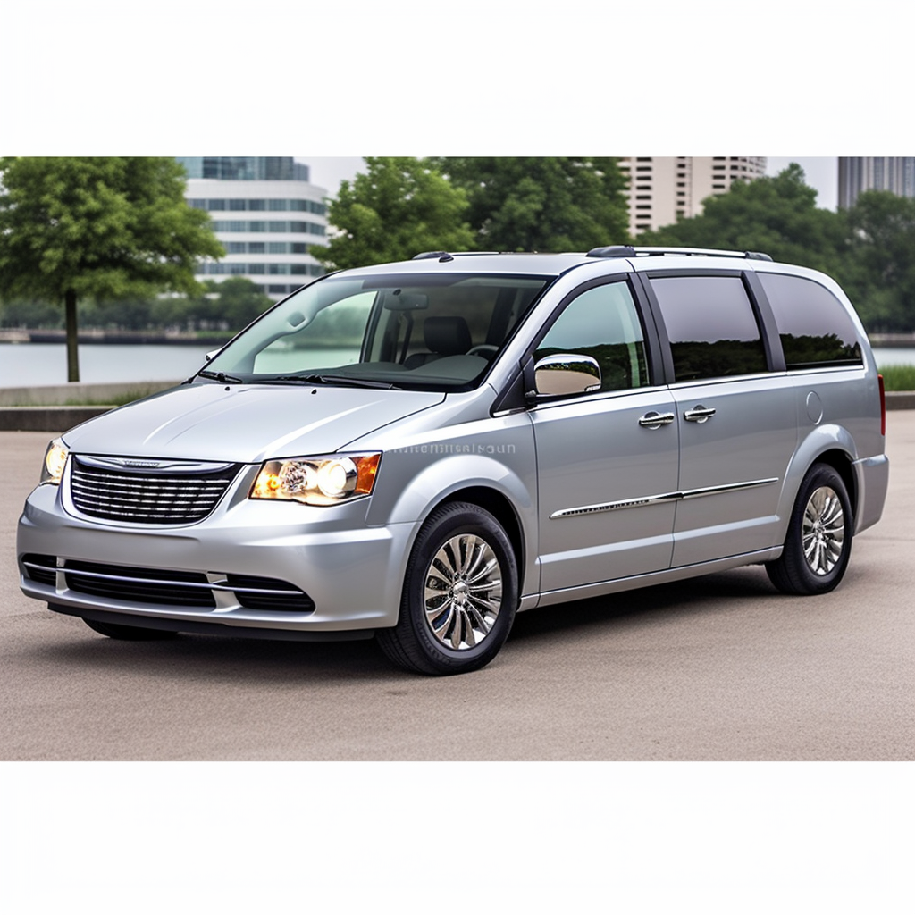 2016 Chrysler Town & Country parked at an empty park