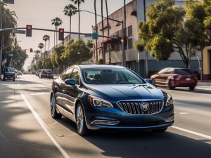 Buick Lacrosse on a busy city street