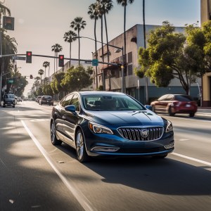 Buick Lacrosse on a busy city street