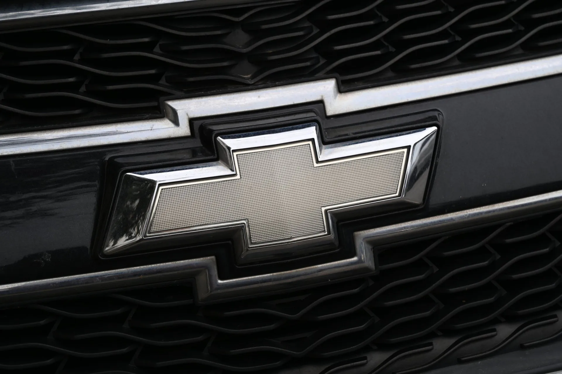 Chevrolet car logo close up 