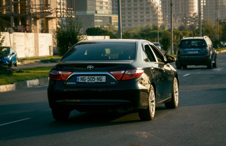 Toyota Camry on the city street