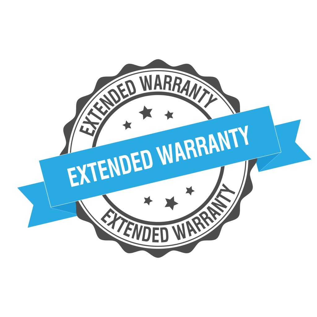 Extended warranty stamp illustration