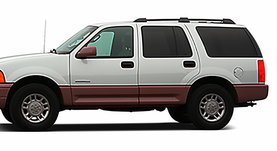 2001 Lincoln Navigator rendered through AI, side view