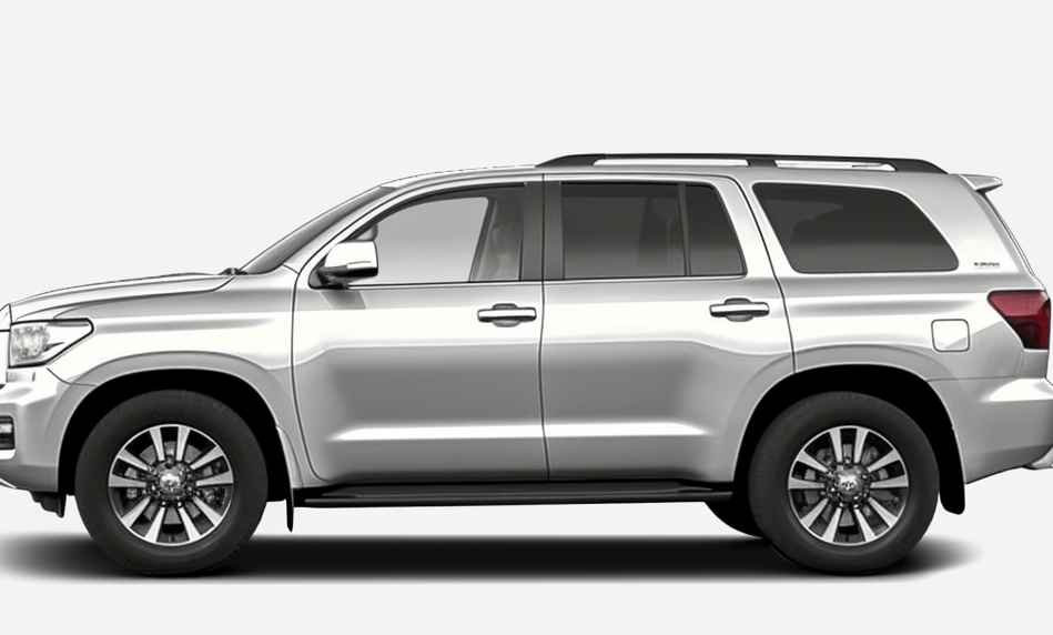 2020 Toyota Sequoia against a plain white background