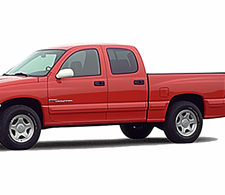 2001 Dodge Dakota against a white background