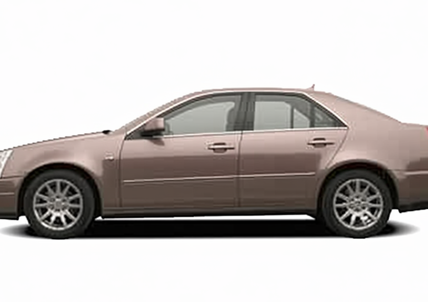 2005 Cadillac STS against a white background