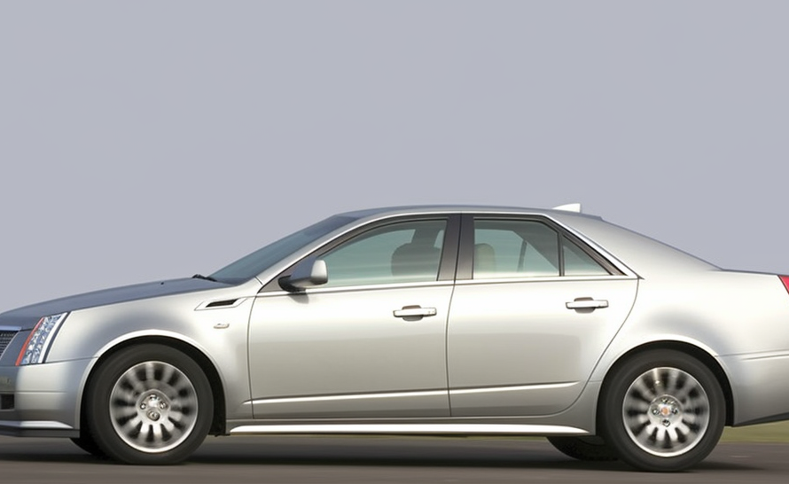 2009 Cadillac STS against a white background