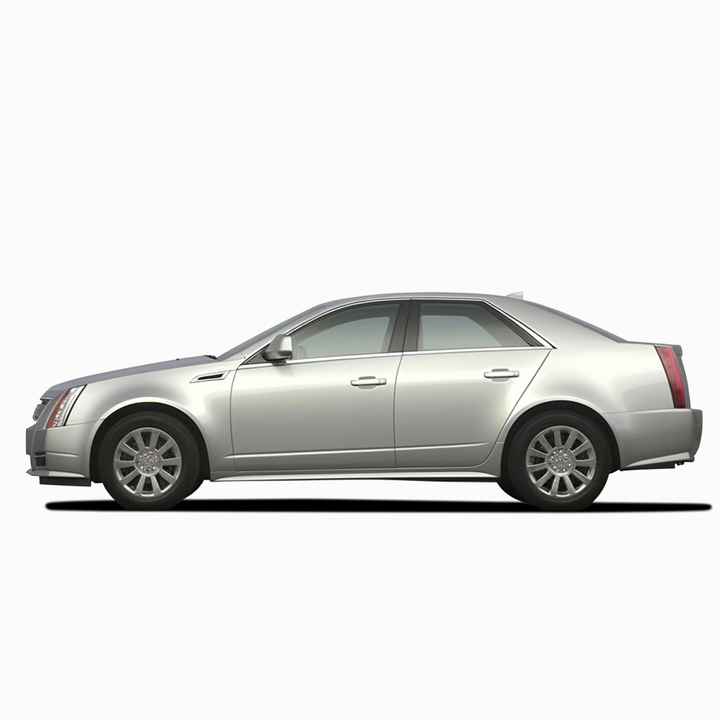2010 Cadillac STS against a white background