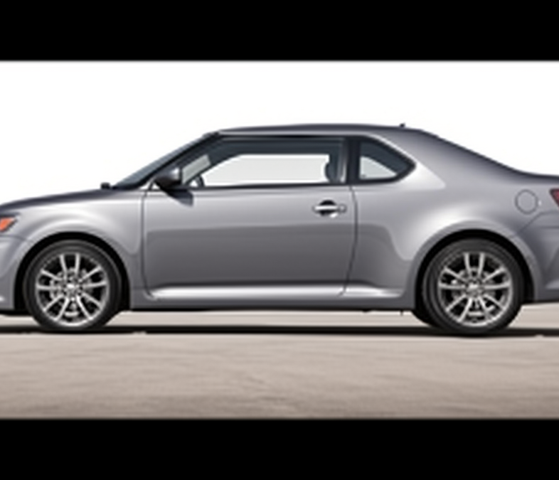 2011 Scion tC against a white background