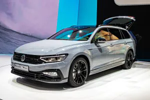 Volkswagen Passat on display at a showroom