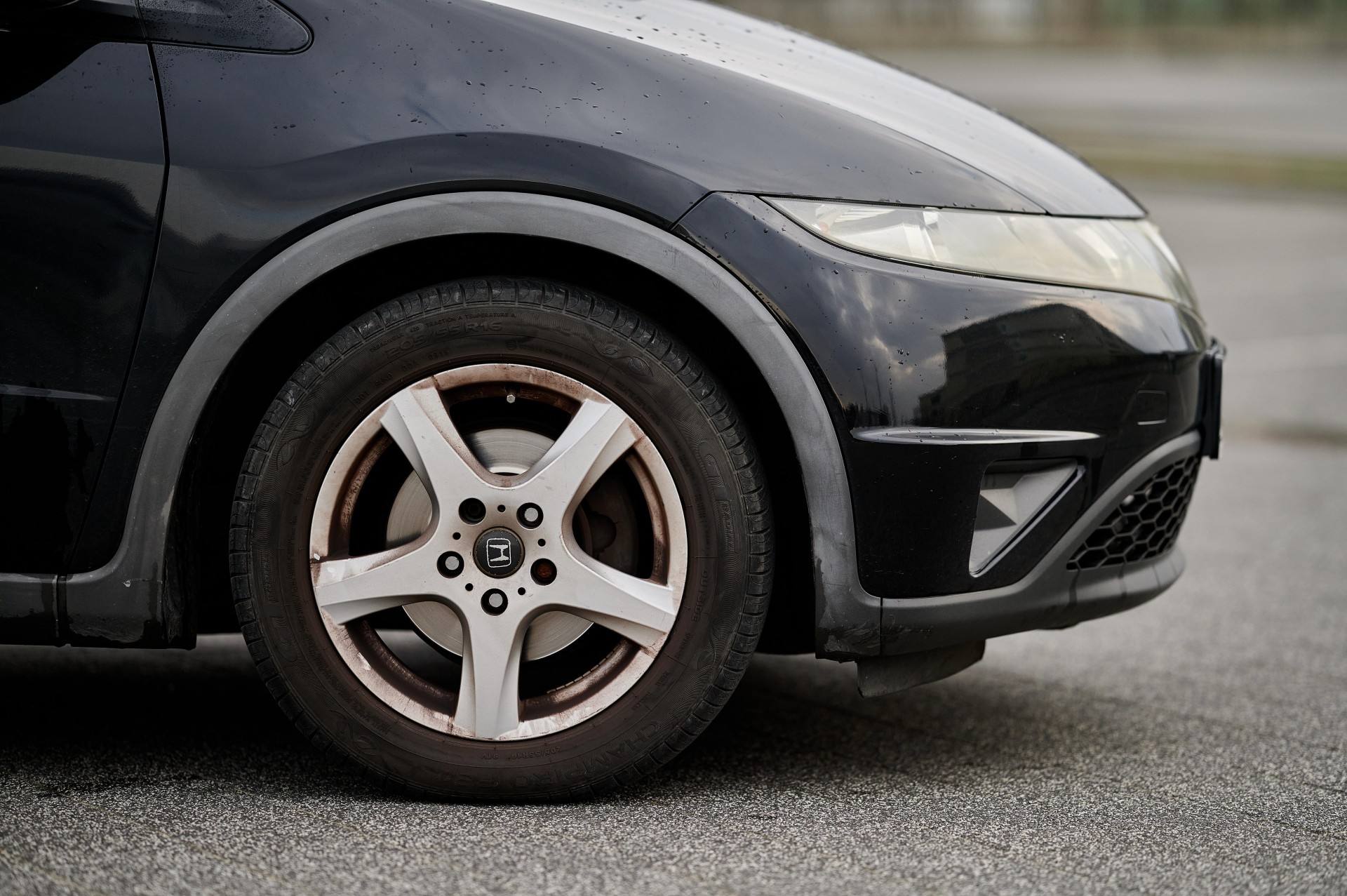 black honda civic body