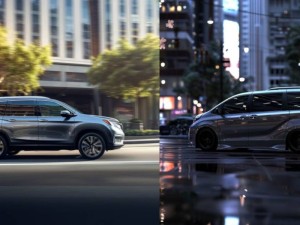 Honda Pilot vs Toyota Sienna Side-by-side