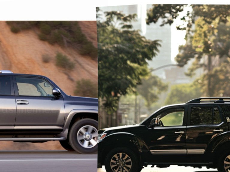 Toyota 4Runner vs Nissan Pathfinder side by side