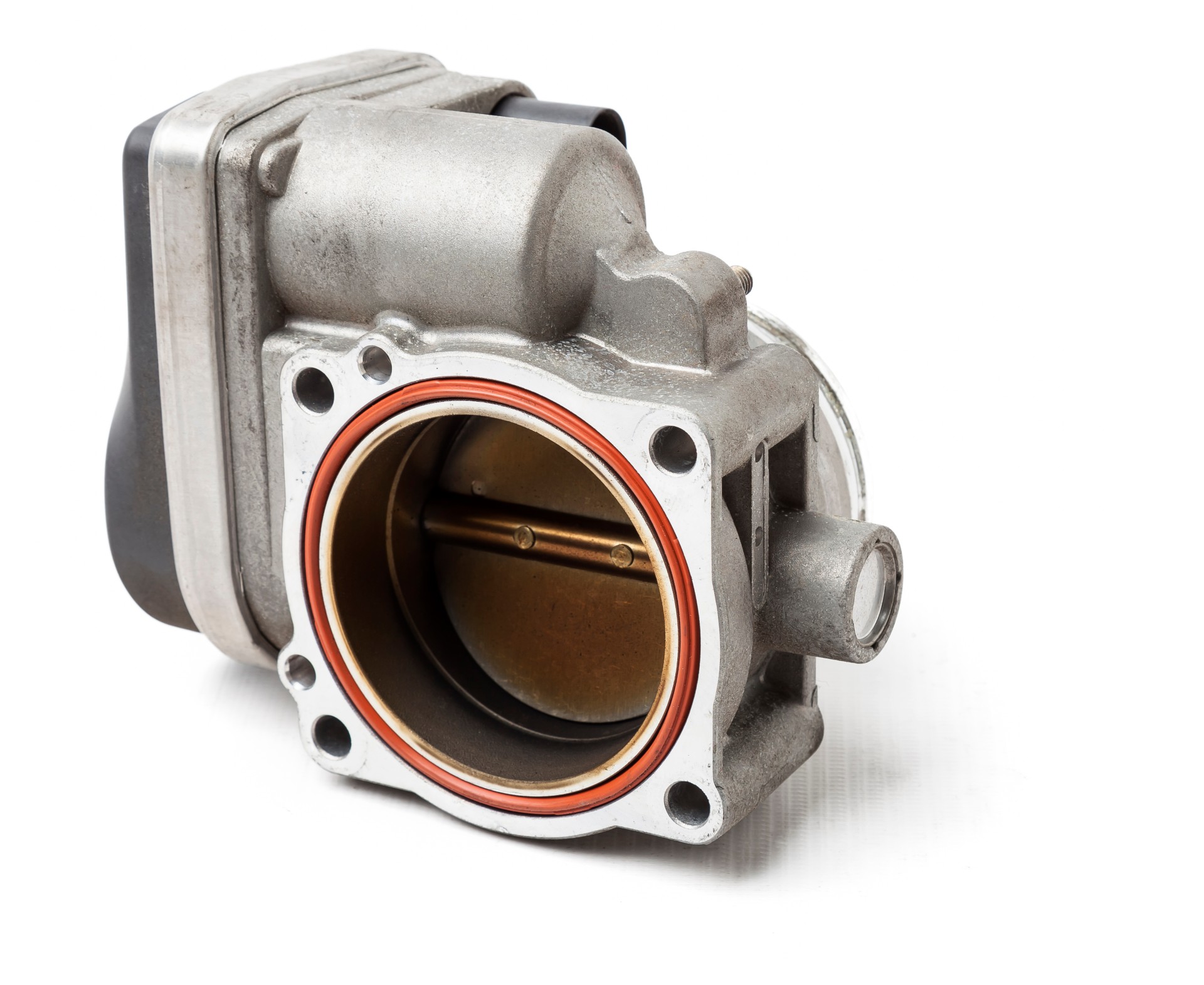 car part engine throttle valve opened by the gas pedal to supply more air to the engine